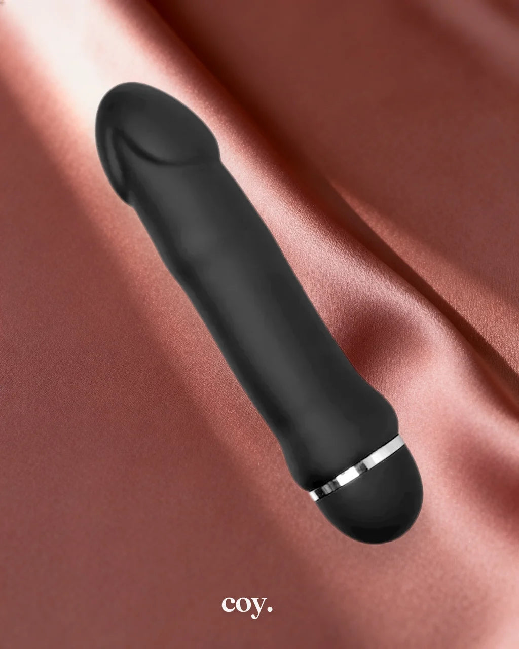 Multi Rhythm 5X Mode Vibrating Silicone Dildo — Coy