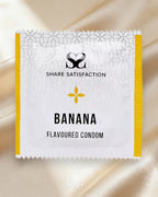 Share Satisfaction Banana Flavoured Condoms 100 Bulk Pack — Coy