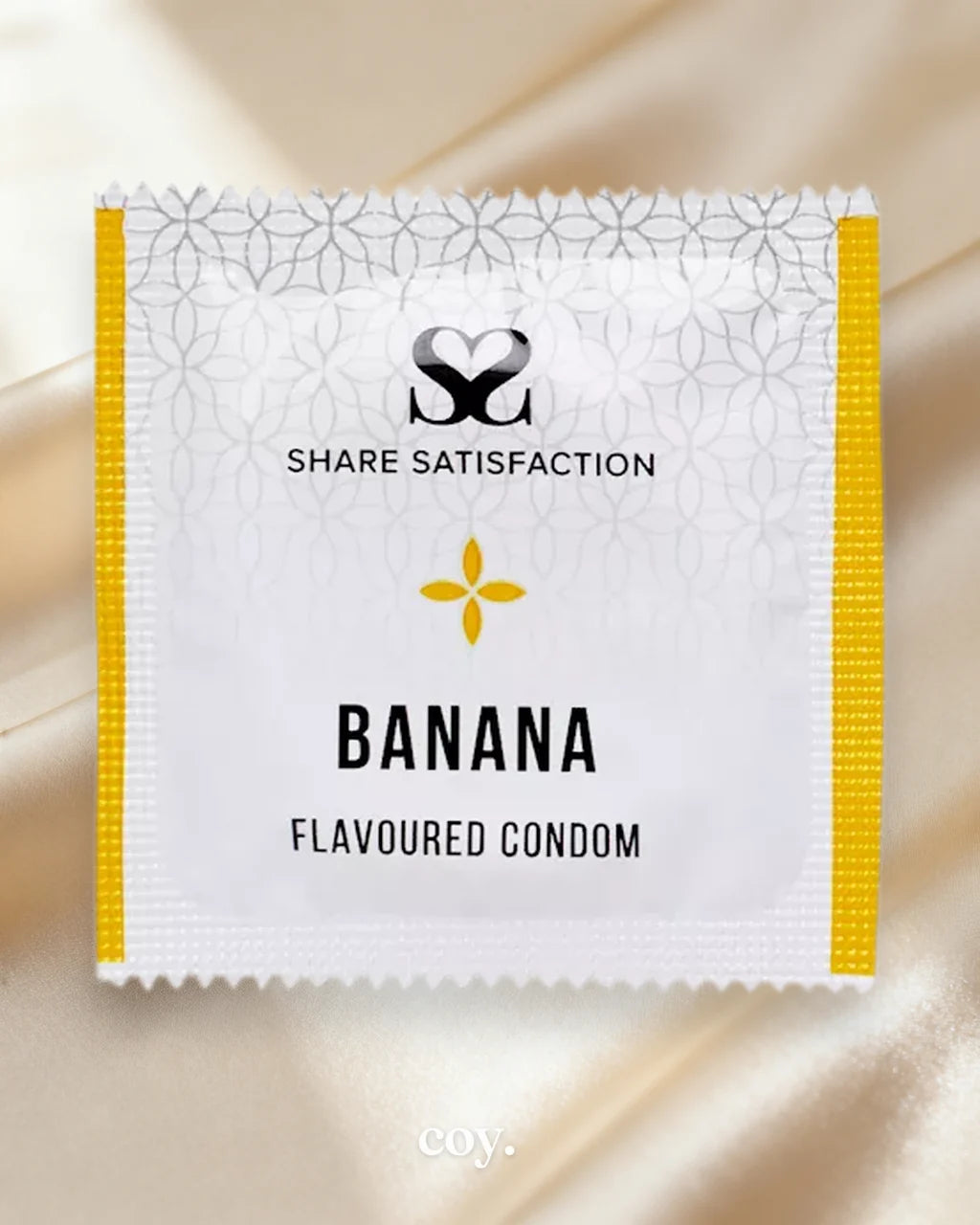 Share Satisfaction Banana Flavoured Condoms 100 Bulk Pack — Coy