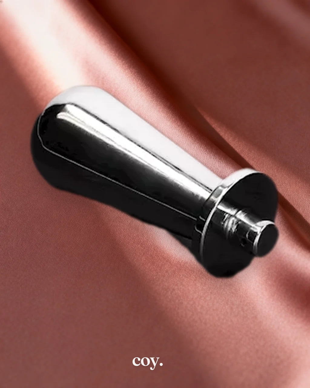 Shots Toys Steel Truncheon Butt Plug 3.2 Inch — Silver — Coy