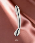 Share Satisfaction Kink Range Stainless Steel G-Spot Wand — Silver — Coy