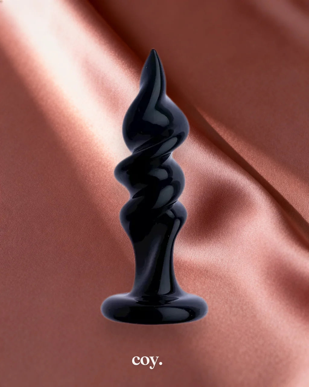 Share Satisfaction Lucent Corkscrew Glass Butt Plug — Coy