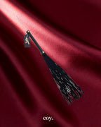 Bound X Suede Flogger With Cord Handle — Coy