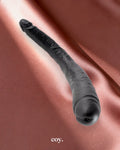 King Cock 16 Inch Tapered Double Ended Dildo — Black — Coy