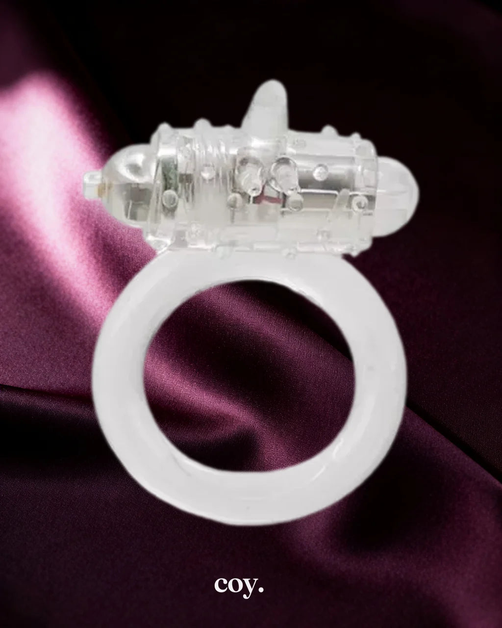 Cal Exotics One Touch Flicker Cock Ring — Coy