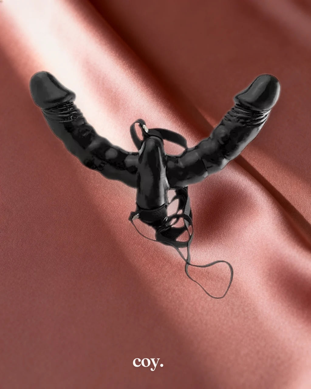Fetish Fantasyvibrating Double Delight Strap-On — Coy