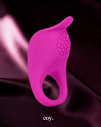Cal Exotics Silicone Rechargeable Teasing Enhancer Cock Ring — Coy