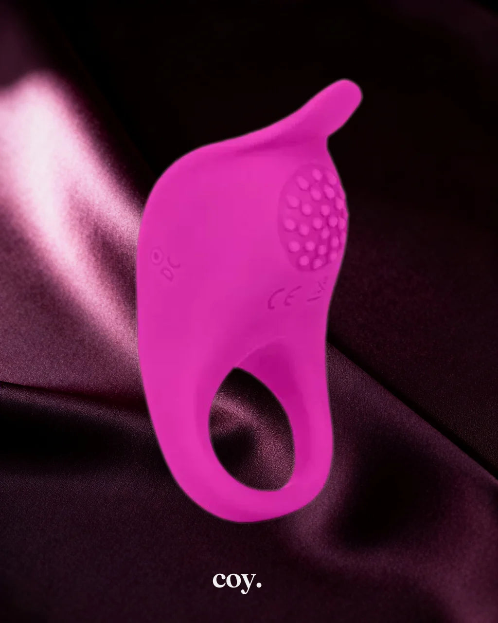 Cal Exotics Silicone Rechargeable Teasing Enhancer Cock Ring — Coy