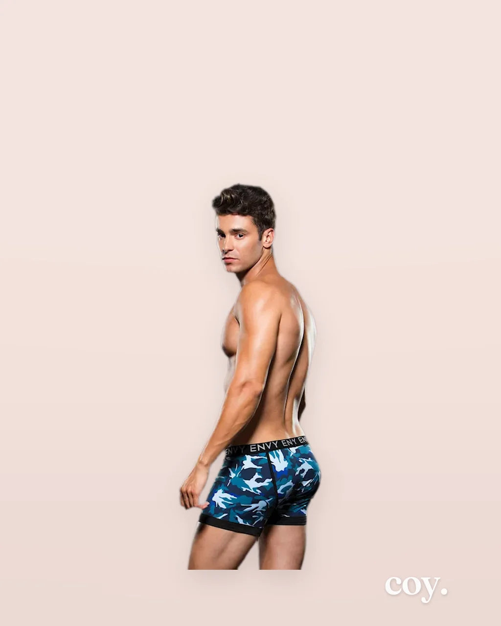 Logo Elastic Boxer Brief S M — Coy