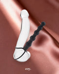 Silicone Love Rider Beaded Dual Penetrator — Coy