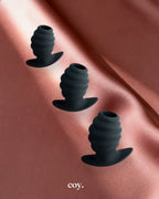 KinKi Hollow Ribbed Anal Training Kit — Coy