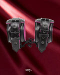 Leather Play Eren Comfy Cuffs — Pink — Coy