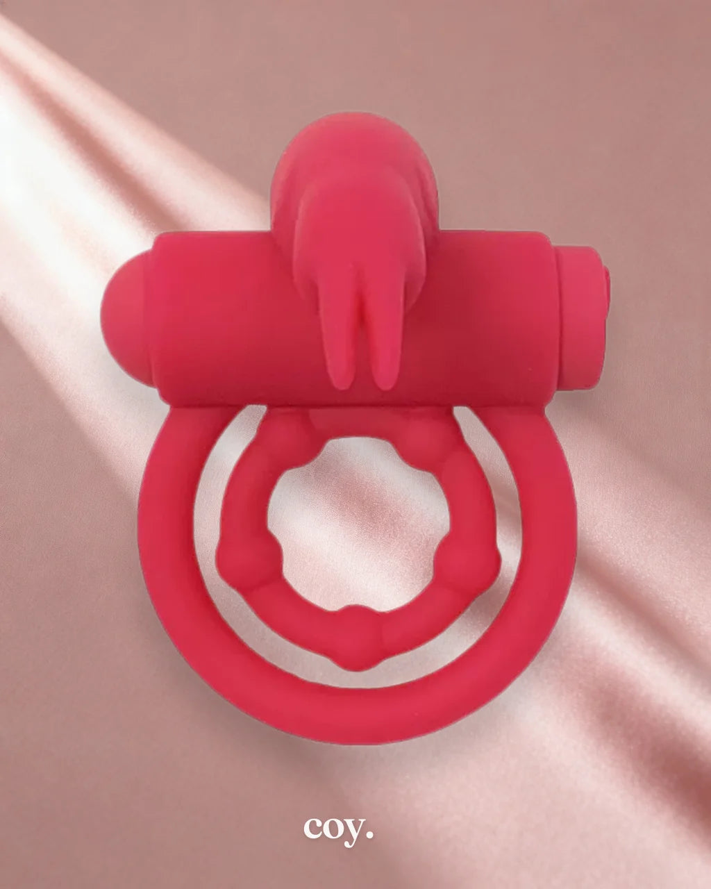 Share Satisfaction Vibrating Rabbit Ring — Coy