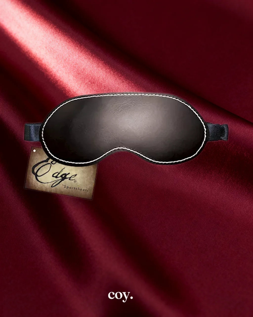 Sportsheets Edge Leather Blindfold — Coy
