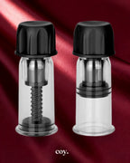 Nipple Play Vacuum Twist Suckers Black — Coy