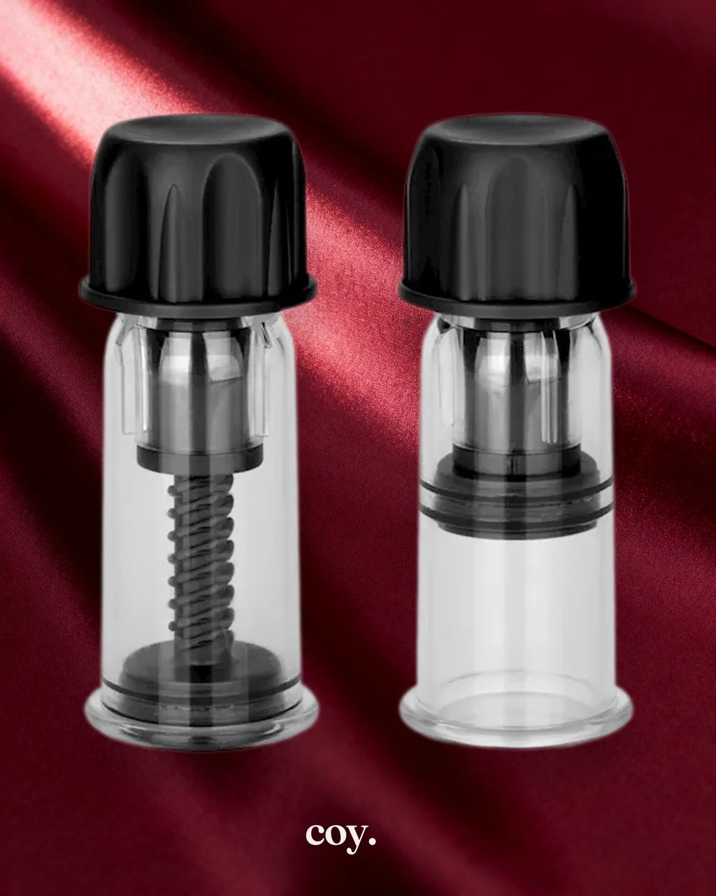 Nipple Play Vacuum Twist Suckers Black — Coy