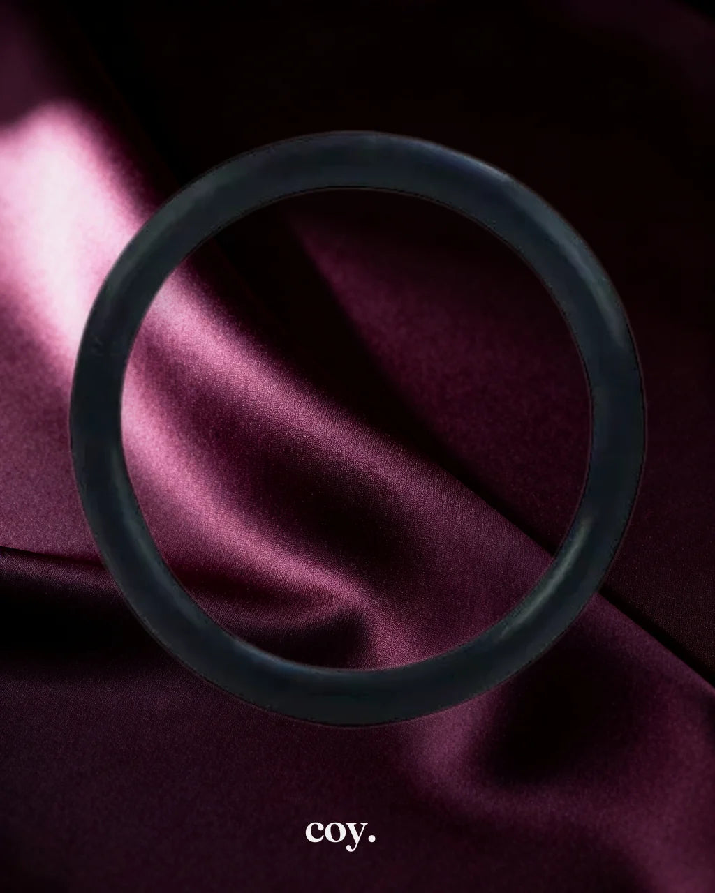 Cal Exotics Black Rubber Cock C-Ring — Coy