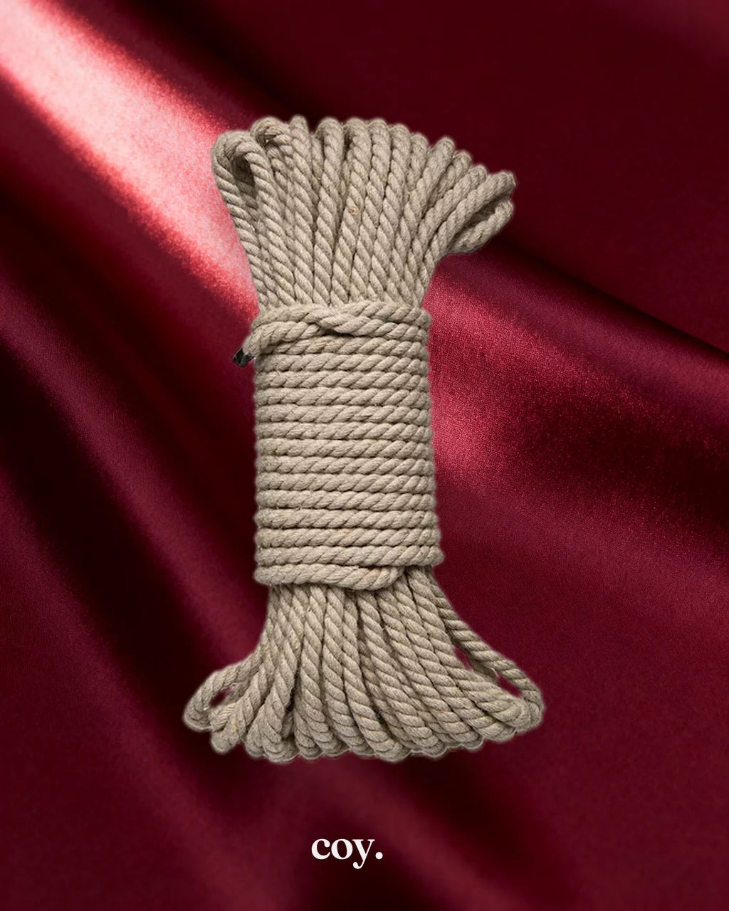 6Mm Hemp Bondage Rope 50Ft — Coy