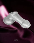 OxBalls Sackjack Wearable Jackoff Sheath Penis Sleeve — Clear — Coy