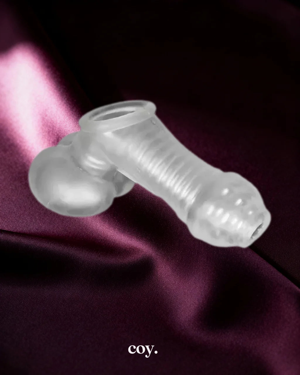 OxBalls Sackjack Wearable Jackoff Sheath Penis Sleeve — Clear — Coy