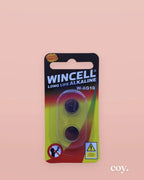 Wincell Long Life Alkaline Ag10 2 Pack — Coy