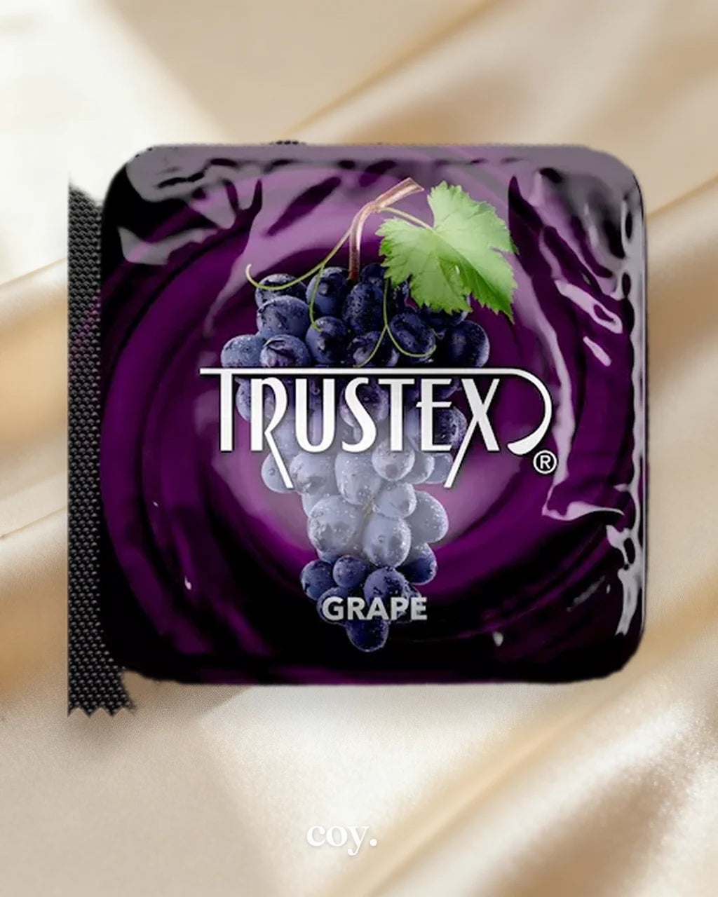 Trustex Grape Flavoured Condoms — Coy