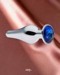 Share Satisfaction Kinki Gnome Gem Butt Plug Small — Deep Blue — Coy
