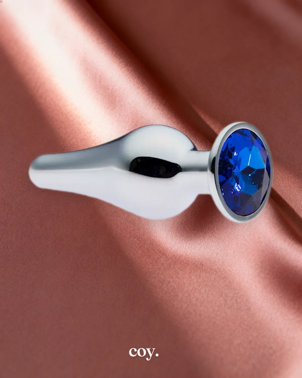 Share Satisfaction Kinki Gnome Gem Butt Plug Small — Deep Blue — Coy