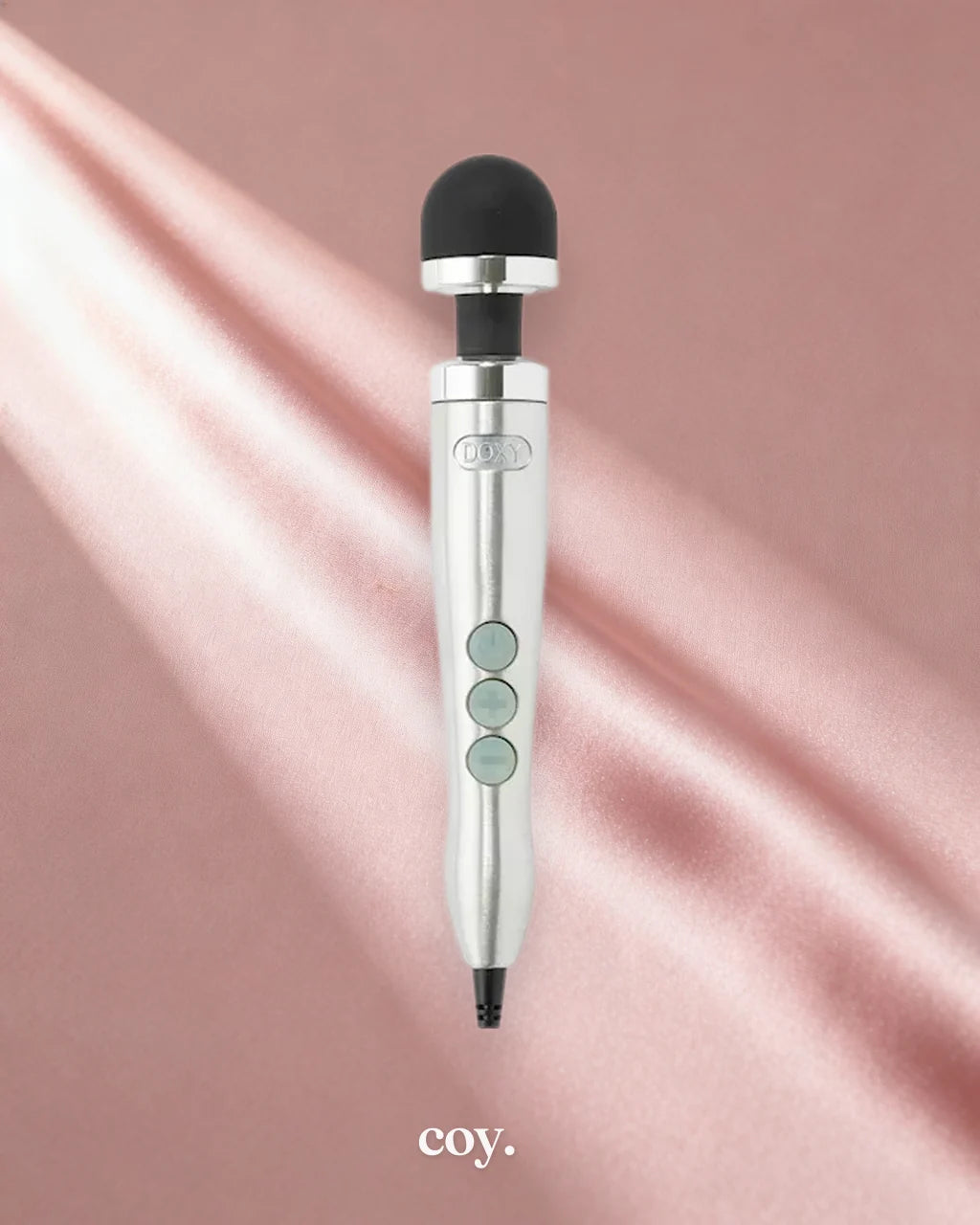 Doxy Number 3 Massager 11 Inch — Silver — Coy