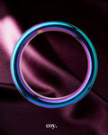 Share Satisfaction Kink Range Iridescent Penis Head Cock Ring 41 MM — Coy