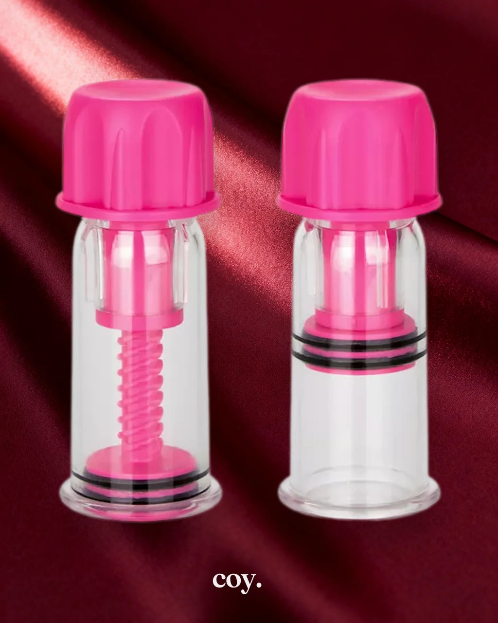 Nipple Play Vacuum Twist Suckers Pink — Coy