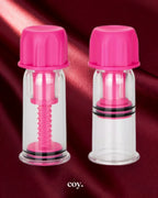 Nipple Play Vacuum Twist Suckers Pink — Coy