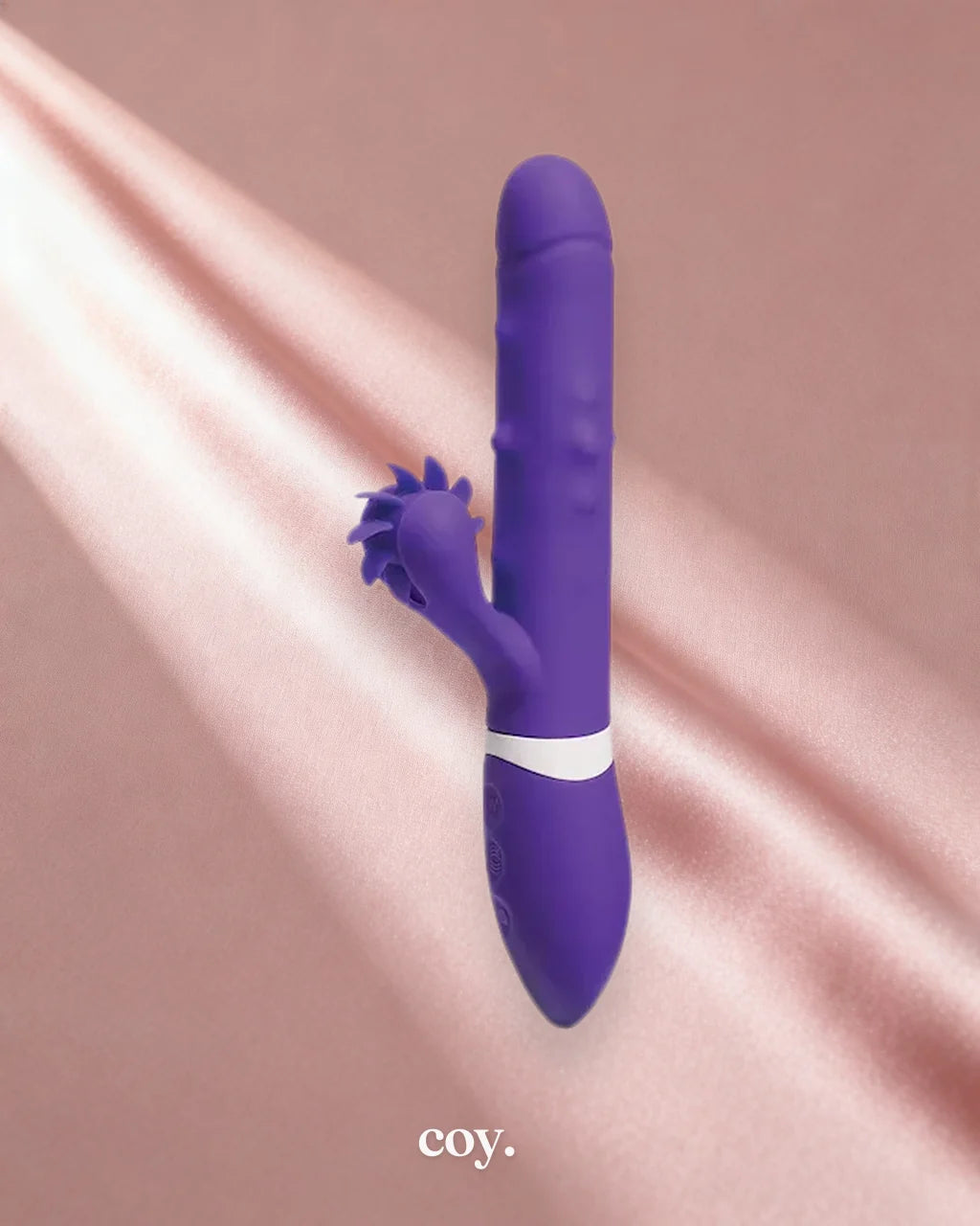 Ivibe Select Iroll 9.5 Inch Rabbit Vibrator — Purple — Coy