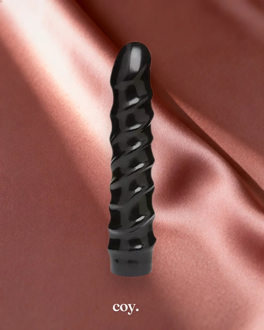 Doc Johnson Vac-U-Lock Codeblack 8 Inch Dong — Black — Coy