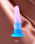 Share Satisfaction Nood Colours Glitter Rippled Cup Dildo 6.1 Inch — Coy