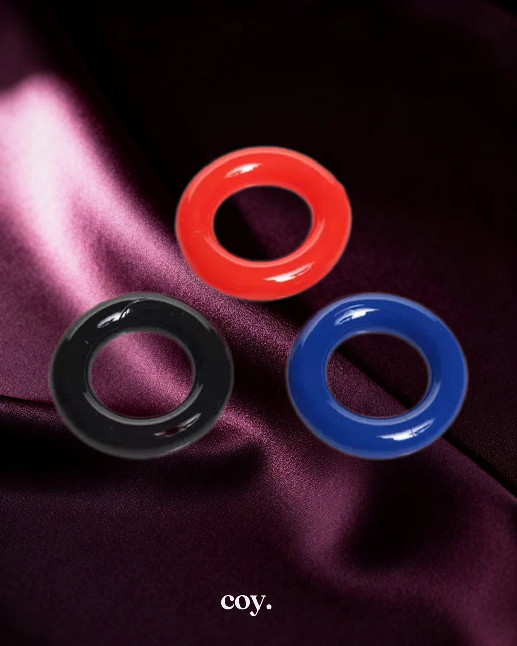 Stretchy Cock Ring 3 Pack — Coy
