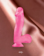 Basix 6.5 Inch Suction Cup Dildo — Coy