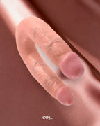 King Cock U-Shaped Medium Double Trouble Dildo — Coy