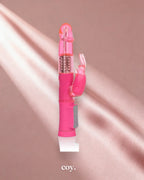 Shane's World Jack Rabbit 8.5 Inch Vibrator — Pink — Coy