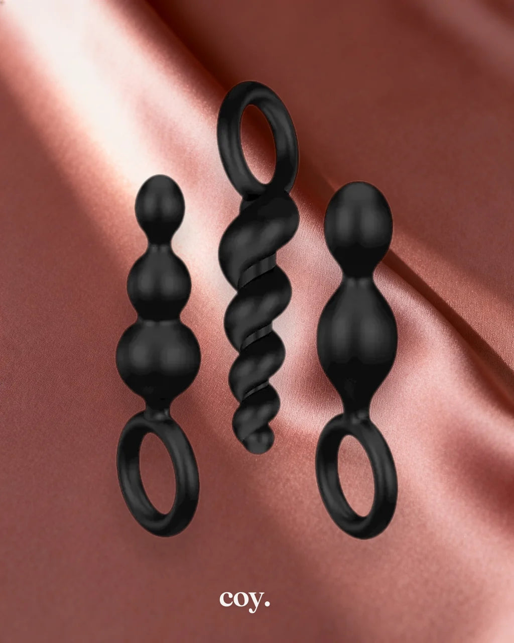 Satisfyer Silicone Plugs, Set Of 3 — Coy