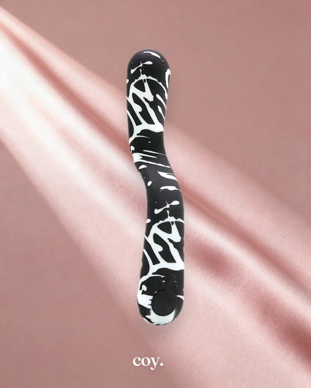 Cal Exotics Hype Flexi-Wand Classic Vibrator 5.5 Inch — Black / White — Coy