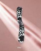 Cal Exotics Hype Flexi-Wand Classic Vibrator 5.5 Inch — Black / White — Coy