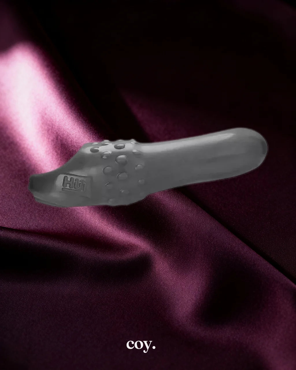 OxBalls Swell Adjust-Fit Cocksheath Penis Sleeve — Grey — Coy
