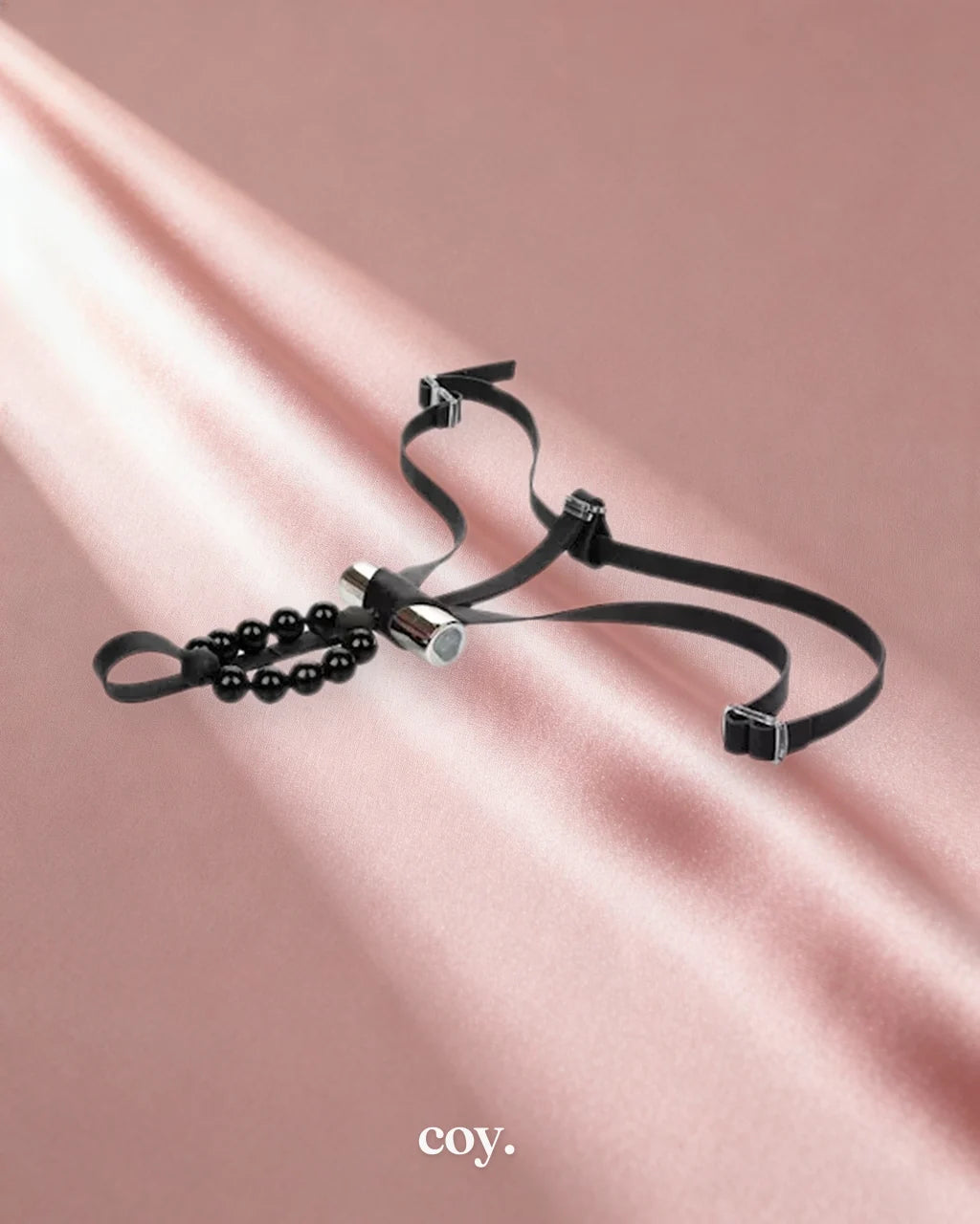 Rechargeable Silicone Lover'S Thong With Pleasure Beads — Coy