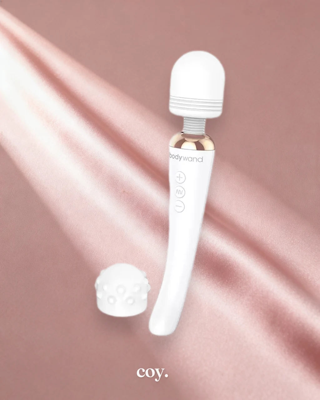 Bodywand Curve Rechargeable Wand — White — Coy