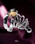 Share Satisfaction Kink Range Sounding Chastity Cage 50 MM — Silver — Coy