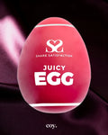 Share Satisfaction Masturbator Egg Juicy — Red — Coy